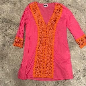 Mudpie, Pink and Orange size small